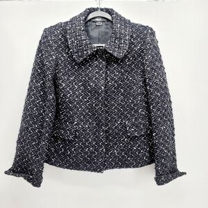 Ellen Tracy Tweed Wool Sports Coat